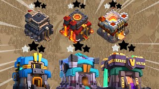 unbeatable bases for EVERY TOWN HALL Clash of Clans [upl. by Giefer]