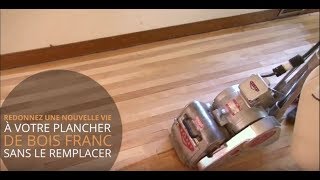 Sablage de plancher professionnel  Plancher Summum [upl. by Brunhild579]