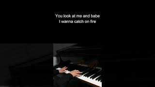 Always Remember us this way  Lady GaGa Piano Karaoke Lyrics [upl. by Hamaso]