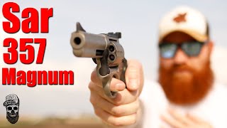 New Sar USA 357 Magnum Revolver First Shots [upl. by Jessalyn]