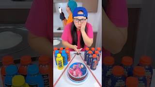 Prime drink vs Prime cake ice cream challenge🍨 funny by Ethan Funny Family [upl. by Coltin]