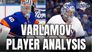 Semyon Varlamov Player Analysis  New York Islanders  Daily Faceoff Live [upl. by Lasyrc]