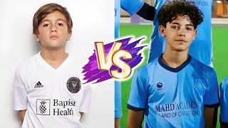 Cristiano Ronaldo Jr VS Thiago Messi Natural Transformation 💥 2024  From 0 To Now [upl. by Esirrehc]