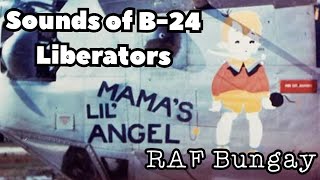 Sounds of a B24 Liberator 446th Bomb Group 1944 [upl. by Stefania]