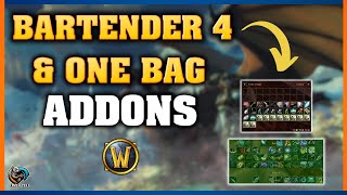 Bartender 4 and One Bag Addons Guides  WOTLK warmane wowclassic guides [upl. by Eniamirt]