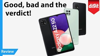 Samsung Galaxy A22 5G review The good the bad and the verdict [upl. by Yanal]