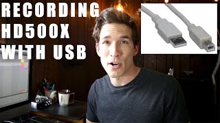 Recording Your Line 6 POD HD500x To Your Computer With USB [upl. by Acemahs268]