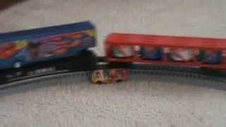 O scale train hits car [upl. by Angelina229]