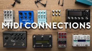 Setting Up a MIDI Pedalboard  MIDI Connections Explained [upl. by Yattirb]