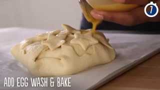 10Second Video Crescent Wrapped Brie [upl. by Cerellia633]