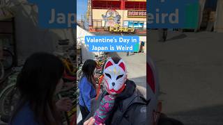 The WEIRD SIDE of Valentines Day in Japan shorts [upl. by Bernette33]