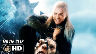 Legolas Vs Bolg Fight Scene  THE HOBBIT THE BATTLE OF THE FIVE ARMIES 2014 Movie CLIP HD [upl. by Robinett39]