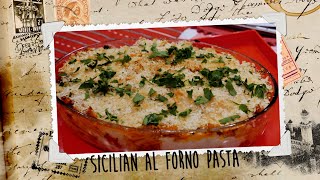 Savor Sicily  Sicilian Al Forno Pasta  Food Travels with Nancy Waldeck [upl. by Yrelle382]