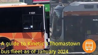 A guide to Kinetic’s Thomastown bus fleet as of January 2024 Read description [upl. by Wiltshire775]