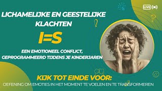 Is jouw chronische pijn een emotioneel conflict dat je lichaam saboteert Geleerd als kind 2024 [upl. by Seana490]