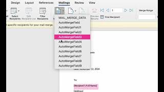 Lets do Mail Merge  Mail Merge Tutorial [upl. by Yorick]