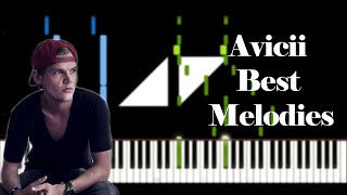 Avicii Best Melodies Piano Cover Pt 2  MIDI [upl. by Noved]