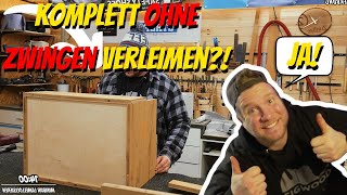 Korpus OHNE Zwingen verleimen 🔥HEFTIGE MASCHINE 🔥 [upl. by Mireille]