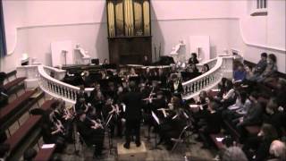 Hertford College Wind Band  New Baroque Suite Ted Huggens Mvt 2 Air [upl. by Ahsinrats]