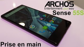 Archos Sense 55S borderless et double capteur à 169 euros [upl. by Knight]