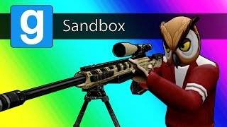 Gmod Sandbox  1v1 Sniper Battle Garrys Mod Call of Duty MW2 Parody [upl. by Yeldahc]