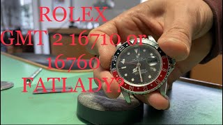 Rolex GMT MASTER ll disassembly 16760 AKA quotFat Ladyquot [upl. by Brietta192]