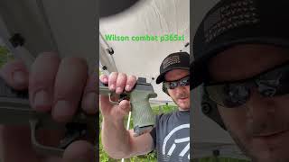 P365XL WILSON COMBAT GRIP MOD holosun gowilsoncombat tyrantdesignscnc6191 I shot my mount [upl. by Ais]