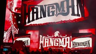 Hangman Adam Page Entrance  AEW Revolution 2023 [upl. by Euqinommod]