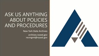 Ask Us Anything About Records Management Policies [upl. by Carlynn]