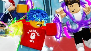 ROBLOX Heroes Battlegrounds Funny Moments Part 6 MEMES 🦸♂  NomNom [upl. by Enelegna]