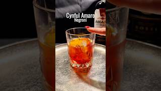 Making Negronis doesn’t have to be boring  watch out for flying ice cubes 🧊negroni drinkrecipes [upl. by Ynohtnacram]