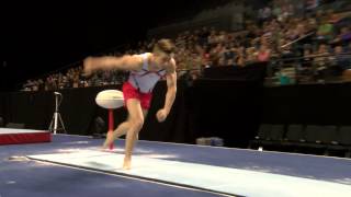 SAM OLDHAM  GOLD  VAULT 1  APPARATUS FINAL 2014 BRITISH  SENIOR  MASTERS [upl. by Bonacci]