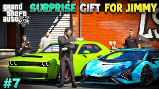 SURPRISE GIFT FOR JIMMY  GTA V GAMEPLAY 7  THE GTA GANG [upl. by Holofernes940]