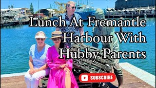 Fremantle Harbour Western Australia 🇦🇺 Lunch Seafoods With Family [upl. by Bilicki259]