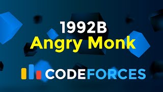 1992B  Angry Monk  Codeforces Round 957 Div 3  Math  Sorting  Codeatic [upl. by Rebmac]