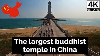 🇨🇳 NANSHAN TEMPLE  CHINA  4K  Guanyin of Nanshan [upl. by Elie]