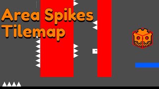 Godot Area Spikes with tilemap [upl. by Jehoash]