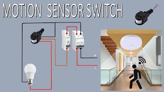 Motion Sensor light installation  PIR Motion Sensor [upl. by Gimpel60]