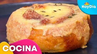 Prepara una deliciosa y nutritiva sopa de cebolla para tu familia  Hoy Día  Telemundo [upl. by Evander]