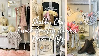 3 SHABBY CHIC FRENCH COUNTRY SUMMER DECOR DIYS SCAVENGER HUNT WCRICUT GIVE AWAY [upl. by Afton]