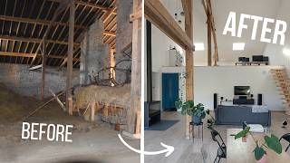 TIMELAPSE 2 Years renovation old farm  TIMELAPSE Renovation de corps de ferme [upl. by Nalor]