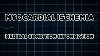 Myocardial Ischemia Medical Condition [upl. by Ethelinda]