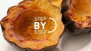 Roast Acorn Squash Roasted Acorn Squash Recipe How to Roast Acorn Squash [upl. by Greeson677]