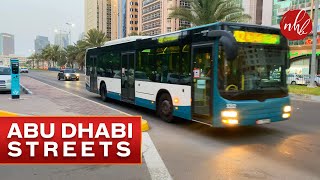 Abu Dhabi Streets Zayed the First Street Abu Dhabi  UAE 4K [upl. by Kotick]