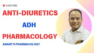 Antidiuretics Pharmacology [upl. by Eidod]