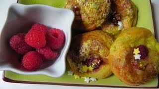 Chouquettes sucrées aux Framboises Recette facile Un Vrai Délice [upl. by Faucher906]