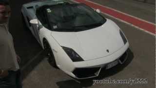 Lamborghini Gallardo LP5502 Spyder on the track at SpaFrancorchamps [upl. by Lise]