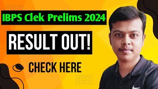 IBPS RRB Clerk Prelims Result 2024  IBPS RRB Clerk Prelims Cut off 2024  IBPS RRB Clek Cut 2024 [upl. by Yreffeg]