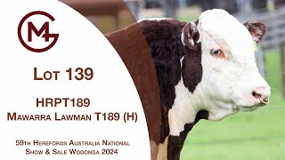 Lot 139 Mawarra Lawman T189 H [upl. by Aidnama284]