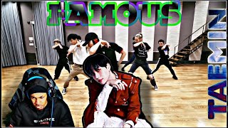 TAEMIN  FAMOUS DANCE PRACTICE REACTION [upl. by Fenton]